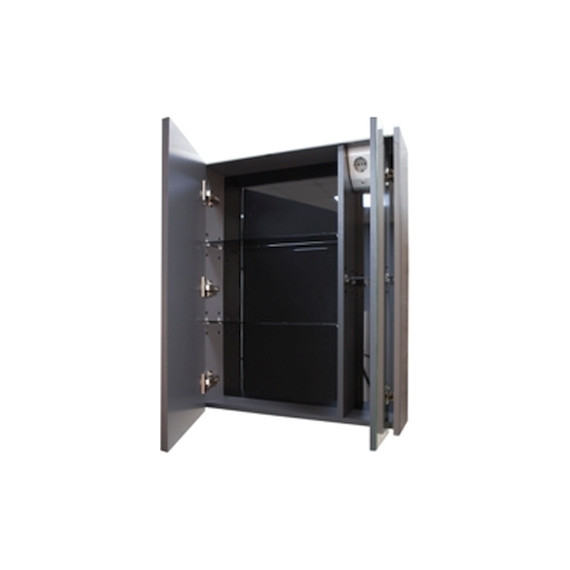 Зеркальный шкаф ROCA Ronda 70 см ZRU9302969, антрацит - фото 5