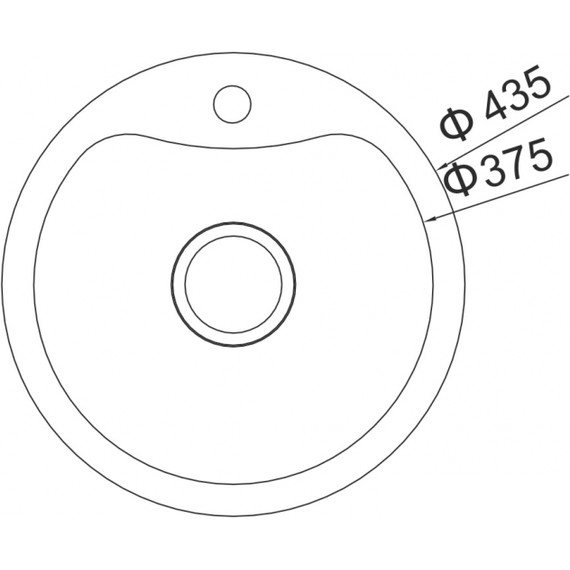 Кухонная мойка Oulin OL-357 1 мм, нержавеющая сталь - фото 4