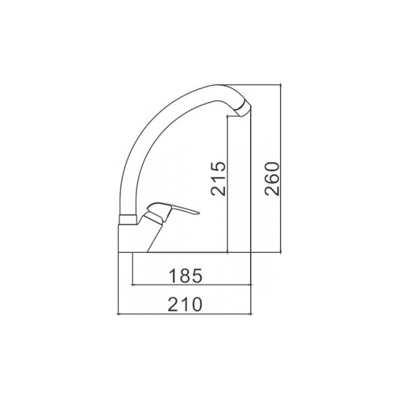 Смеситель для кухни Oulin OL-8000, хром - фото 4