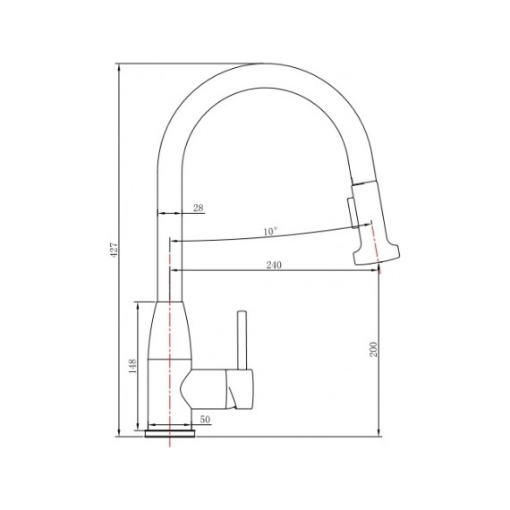 Смеситель для кухни Oulin OL-8016, сатин - фото 5