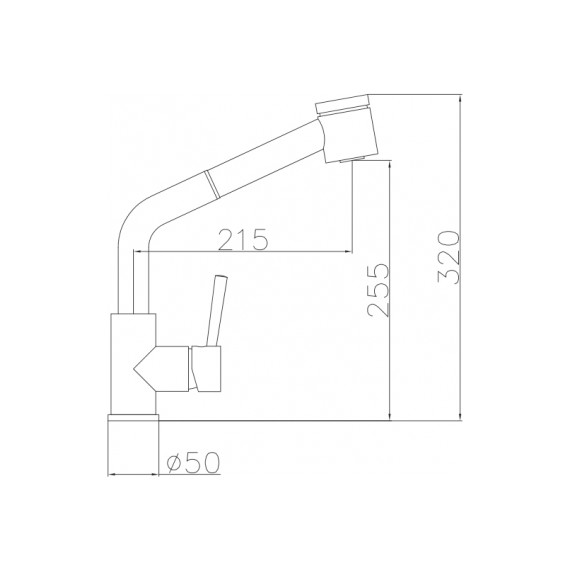 Смеситель для кухни Oulin OL-8076, хром - фото 3