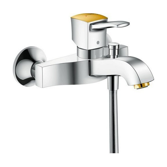 Смеситель для ванны Hansgrohe Metropol Classic 31340090 хром/золото - фото 