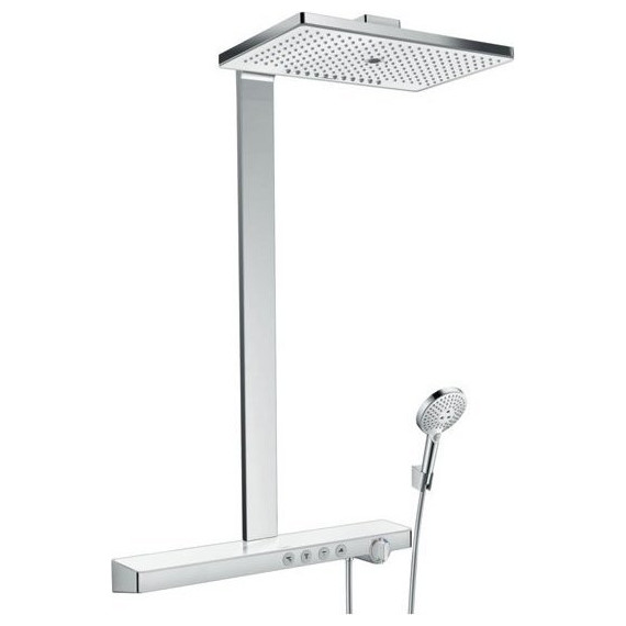 Душевая стойка с термостатом Hansgrohe Rainmaker Select 460 Showerpipe 27106400 - фото 