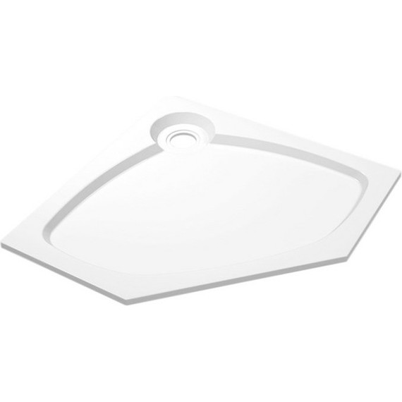 Мраморный поддон Cezares TRAY-S-P-100-56-W 100х100 см - фото 
