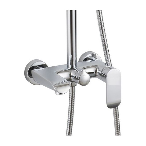 Душевая стойка Bravat Pure F6335369CP-A-RUS, хром - фото 2