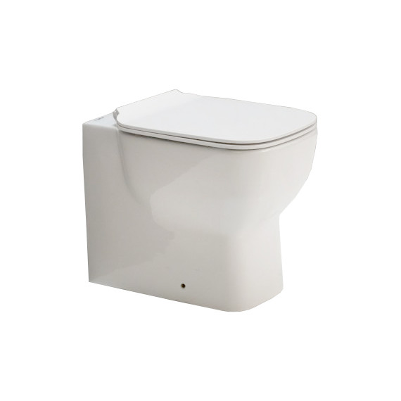 Унитаз приставной безободковый BelBagno Vaso BB127CB - фото 3