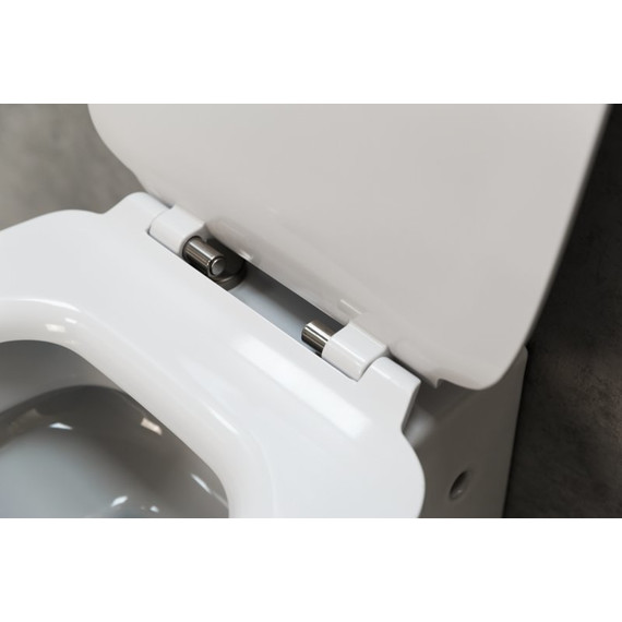 Унитаз приставной безободковый BelBagno Vaso BB127CB - фото 7