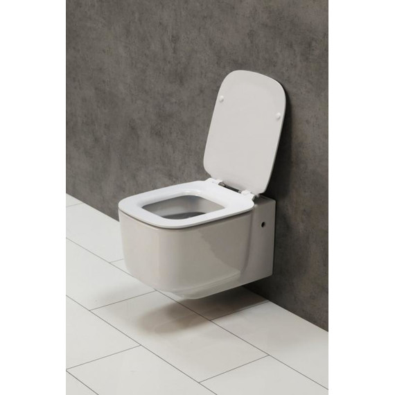 Унитаз подвесной безободковый BelBagno Vaso BB127CH - фото 6