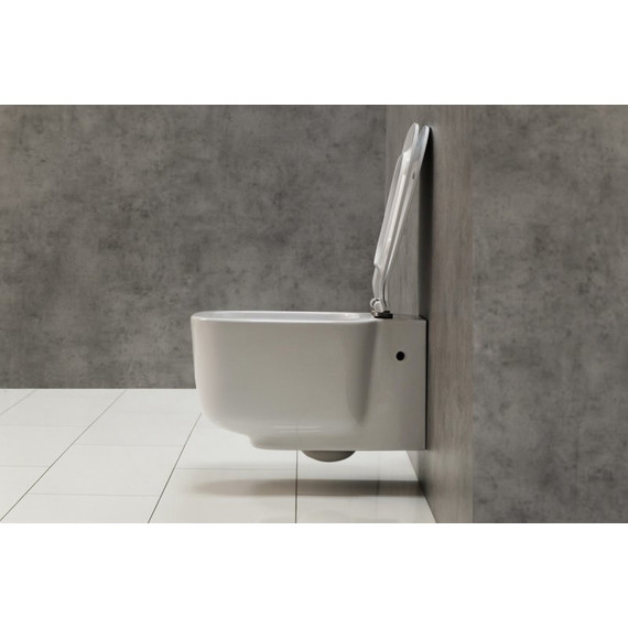 Унитаз подвесной безободковый BelBagno Vaso BB127CH - фото 7