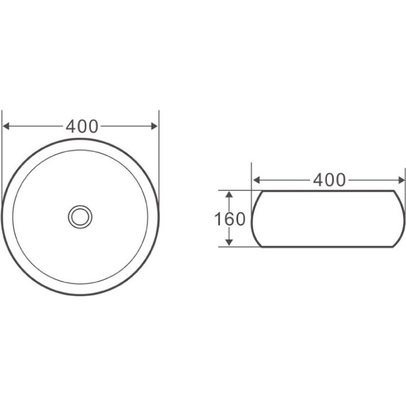 Раковина-чаша BelBagno 40 см BB1065 - фото 3