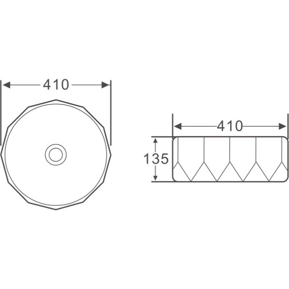 Раковина-чаша BelBagno 41 см BB1409 - фото 3
