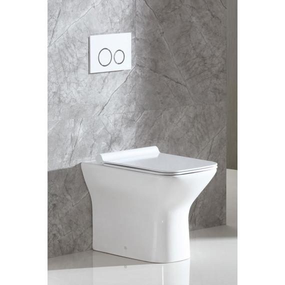 Унитаз приставной безободковый BelBagno Romano BB248CBR - фото 3