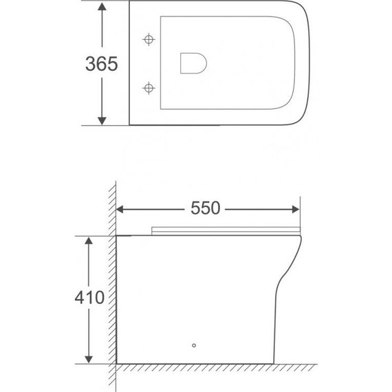 Унитаз приставной безободковый BelBagno Romano BB248CBR - фото 4