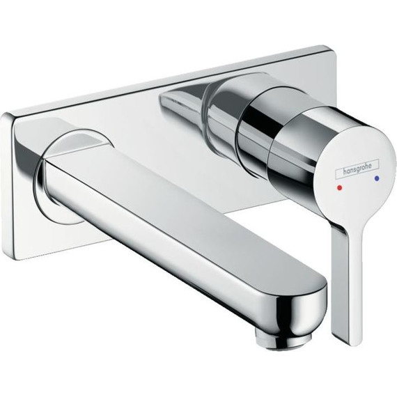 Смеситель для раковины настенный Hansgrohe Metris S 31163000 - фото 
