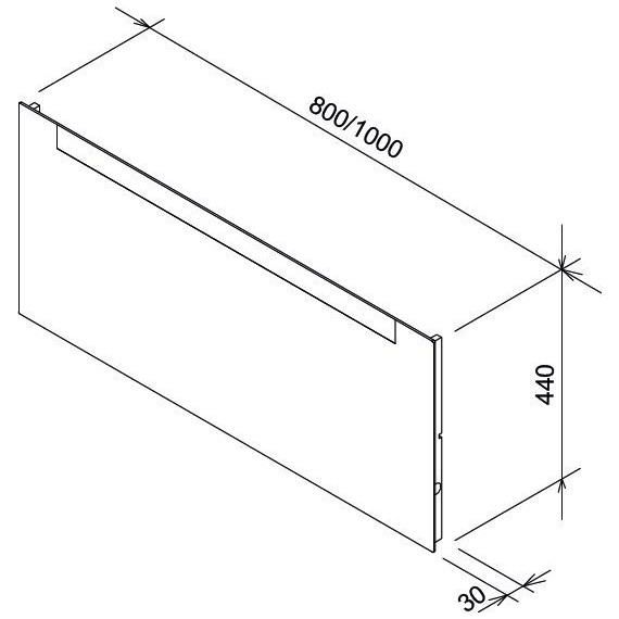 Зеркало Ravak Clear 100 см X000000766, белый - фото 10