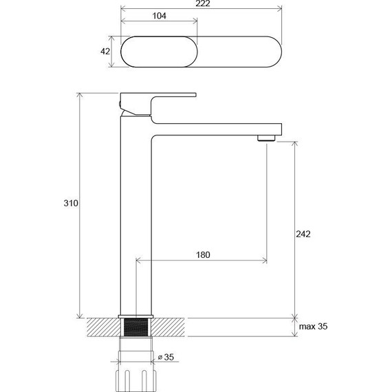 Смеситель для раковины высокий Ravak Chrome CR 015.00 X070100 - фото 8