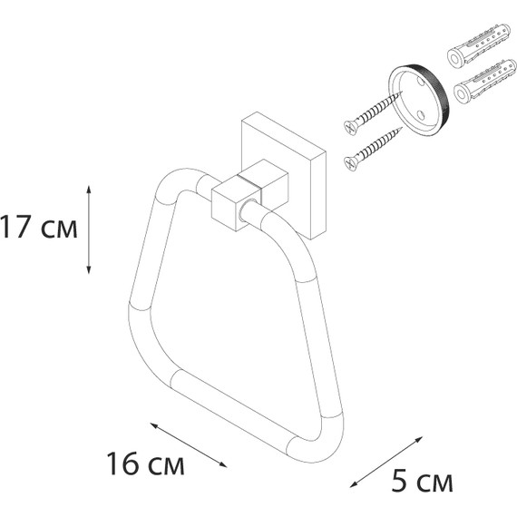 Кольцо для полотенец Fixsen Metra FX-11111 - фото 3