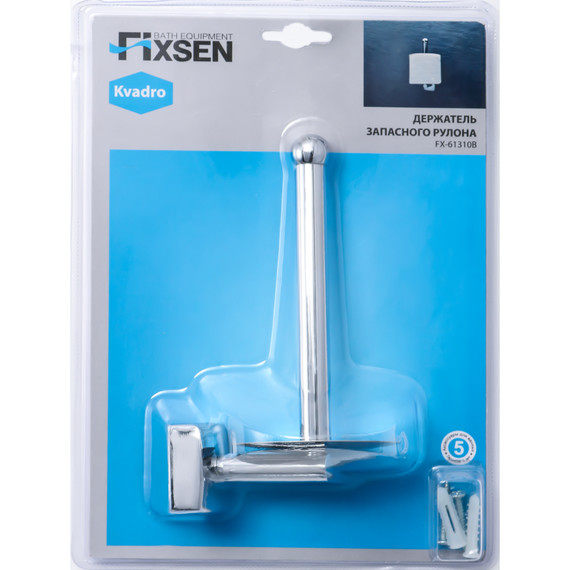 Держатель для туалетной бумаги Fixsen Kvadro FX-61310B - фото 2