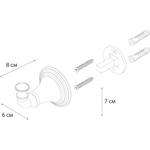 Крючок Fixsen Best FX-71605 - фото 3