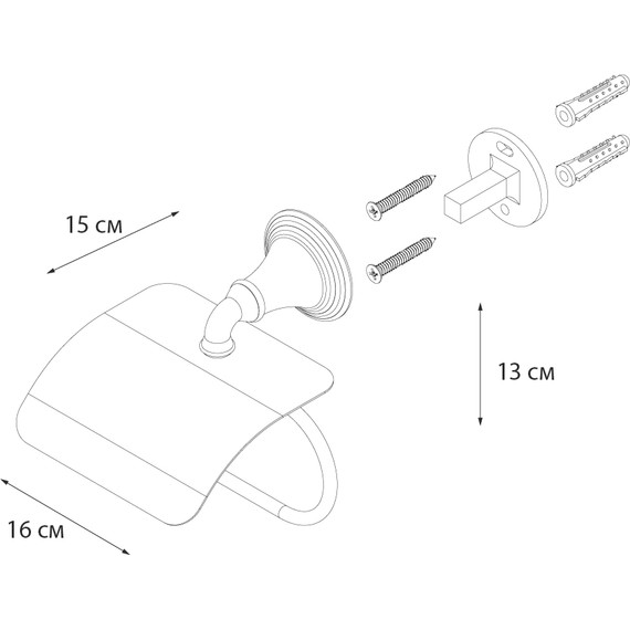 Держатель для туалетной бумаги Fixsen Best FX-71610 - фото 4