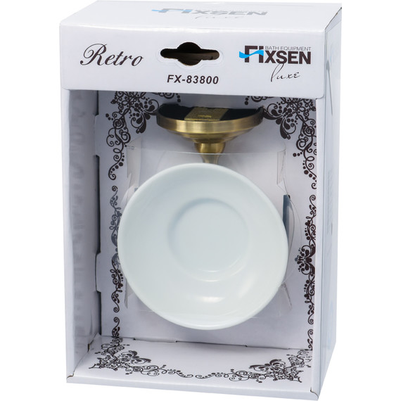 Мыльница Fixsen Retro FX-83808, цвет бронза - фото 2