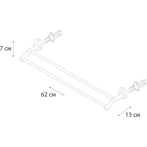 Полотенцедержатель Fixsen Europa FX-21802 - фото 3