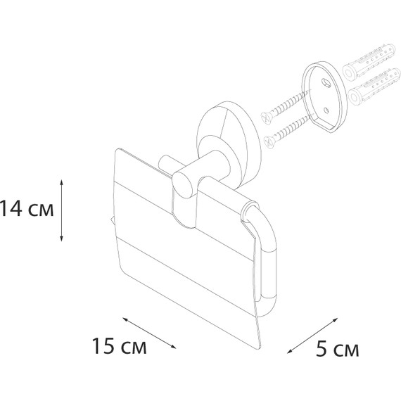 Держатель для туалетной бумаги Fixsen Europa FX-21810 - фото 4