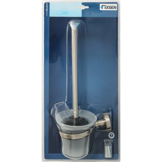 Ершик для унитаза Fixsen Modern FX-51513, сатин - фото 2