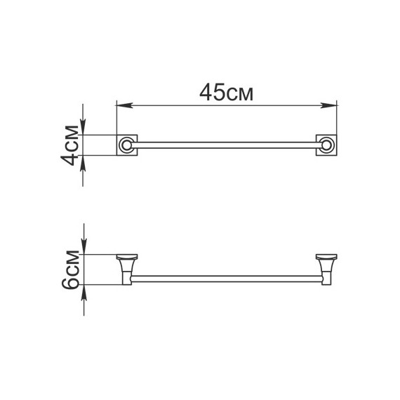 Полотенцедержатель Fixsen Ocean GR-2001 - фото 3