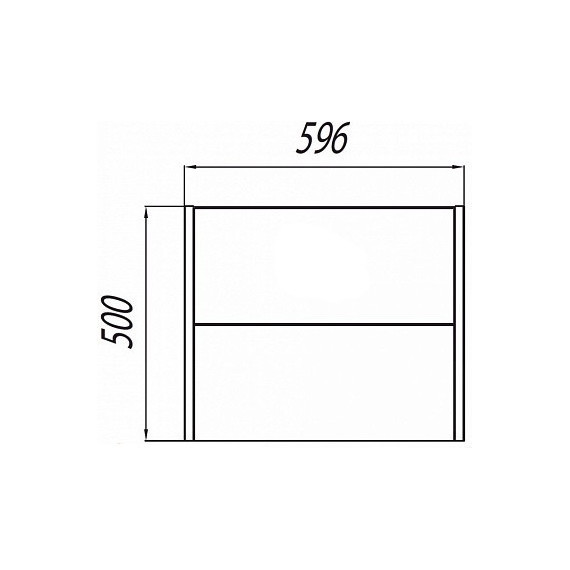 Тумба подвесная со столешницей Акватон Брук 60 см 1A201901BCDL0, белый/дуб латте - фото 8