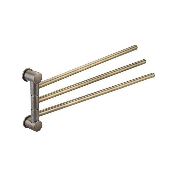 Полотенцедержатель WasserKraft Exter K-1533, цвет светлая бронза - фото 