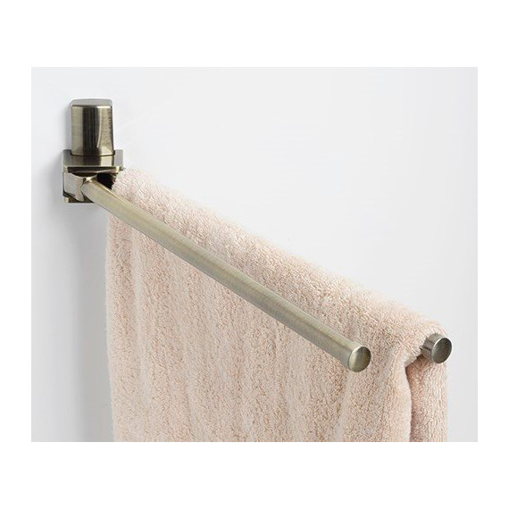 Полотенцедержатель WasserKraft Exter K-5231, цвет светлая бронза - фото 2