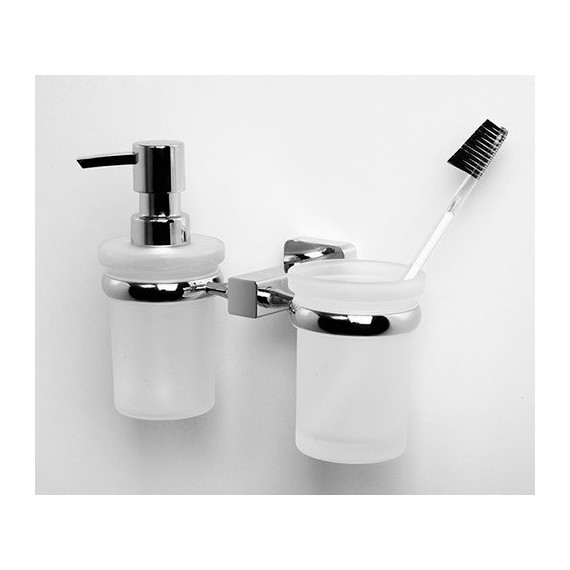 Дозатор для жидкого мыла со стаканом WasserKraft Lippe K-6589 - фото 2