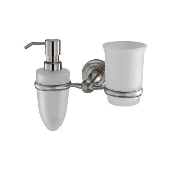 Дозатор для жидкого мыла со стаканом WasserKraft Ammer K-7089 - фото 