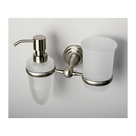 Дозатор для жидкого мыла со стаканом WasserKraft Ammer K-7089 - фото 2