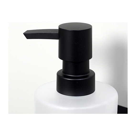 Дозатор для жидкого мыла WasserKraft Elbe K-7299, цвет чёрный - фото 3