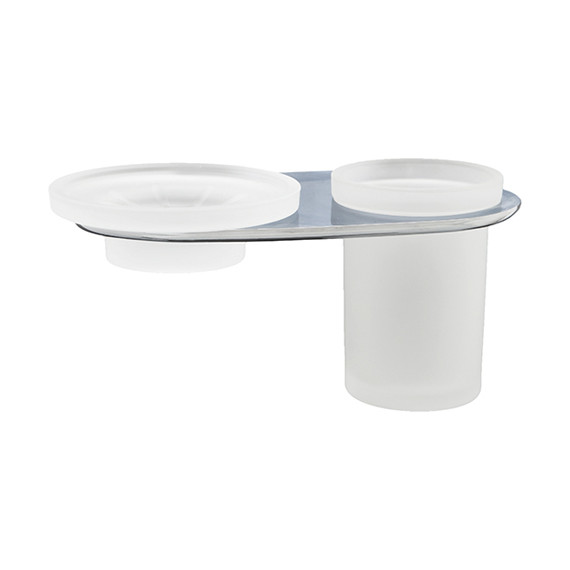 Стакан с мыльницей WasserKraft Kammel K-8326 - фото 