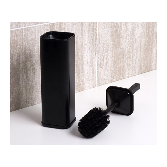 Ёршик для унитаза напольный WasserKraft Elbe K-1117BLACK - фото 2