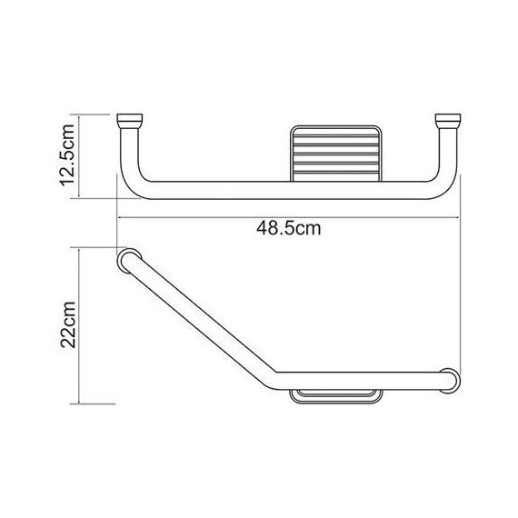 Поручень с мыльницей WasserKraft K-1077Right - фото 4