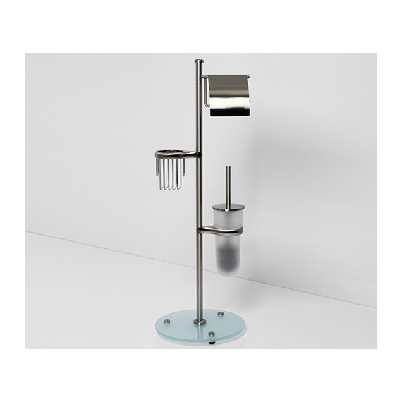 Стойка с держателем и ёршиком WasserKraft Ammer K-1236 - фото 