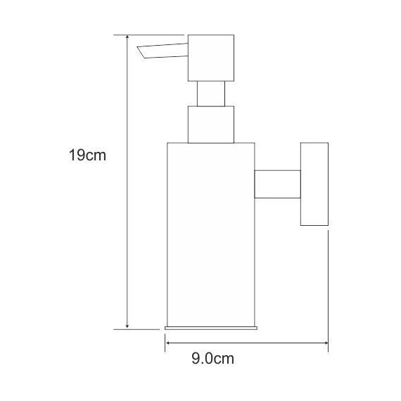 Дозатор для жидкого мыла антивандальный WasserKraft K-1399 - фото 3