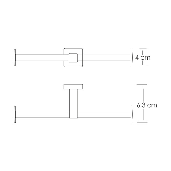 Держатель для туалетной бумаги WasserKraft Lippe K-6596D - фото 3