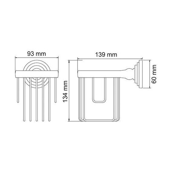 Держатель для освежителя WasserKraft Ammer K-7045 - фото 4