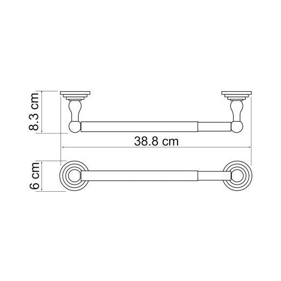 Держатель для бумажных полотенец WasserKraft Ammer K-7091 - фото 4