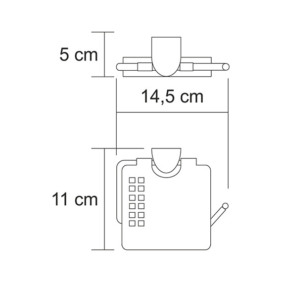 Держатель для туалетной бумаги WasserKraft Kammel K-8325 - фото 4