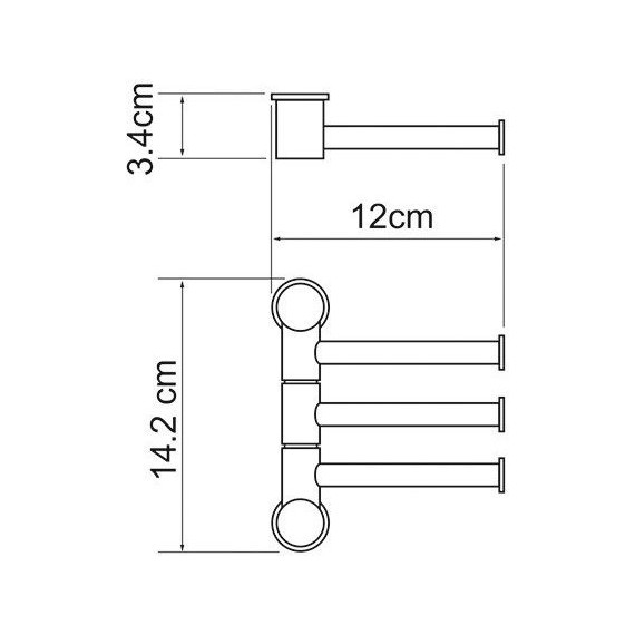 Полотенцедержатель WasserKraft K-1053 - фото 5