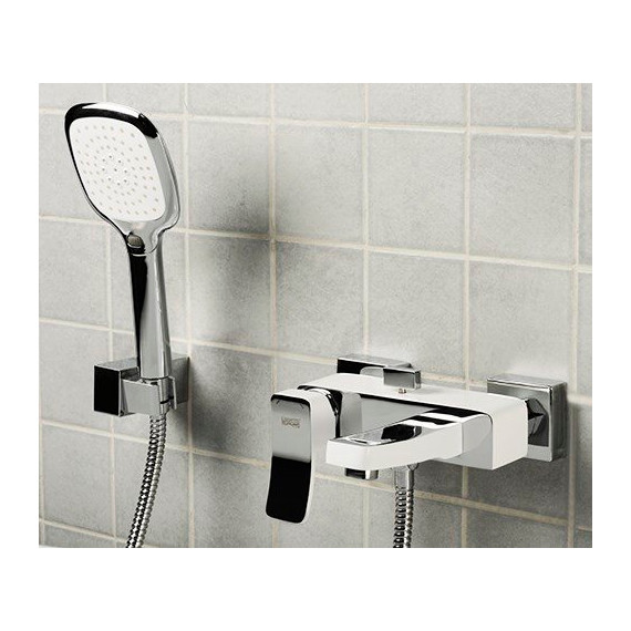 Смеситель для ванны WasserKraft Aller 1061WHITE, белый/хром - фото 5