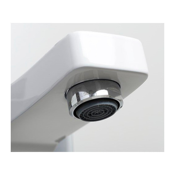 Смеситель для ванны WasserKraft Aller 1061WHITE, белый/хром - фото 7