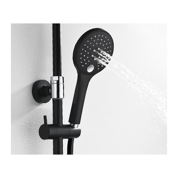 Душевая стойка WasserKraft Abens A17401, чёрный - фото 7