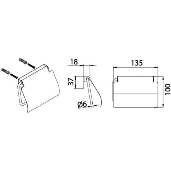 Держатель для туалетной бумаги Fixsen Hotel FX-31010 - фото 2